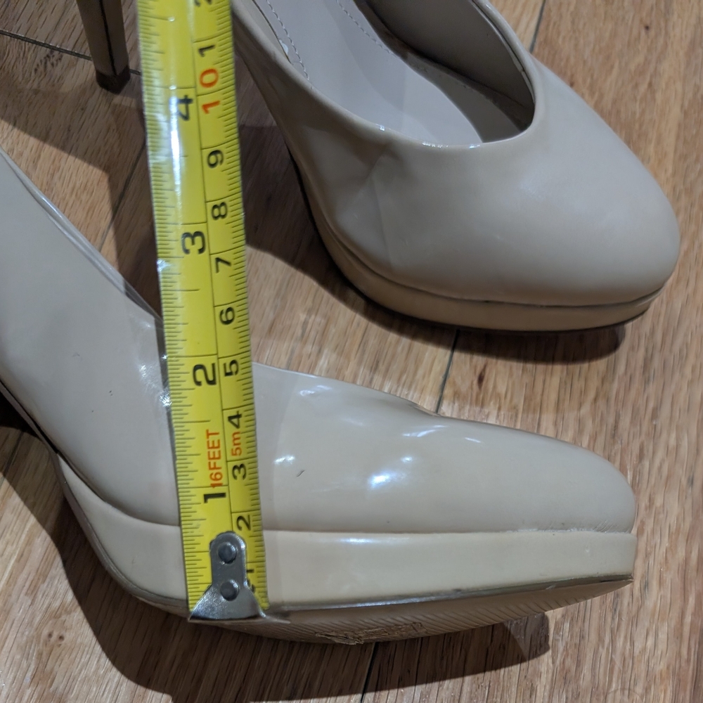 ALDO Women's Size 37 Nude Pointed-Toe High Heels - Picture 5 of 11